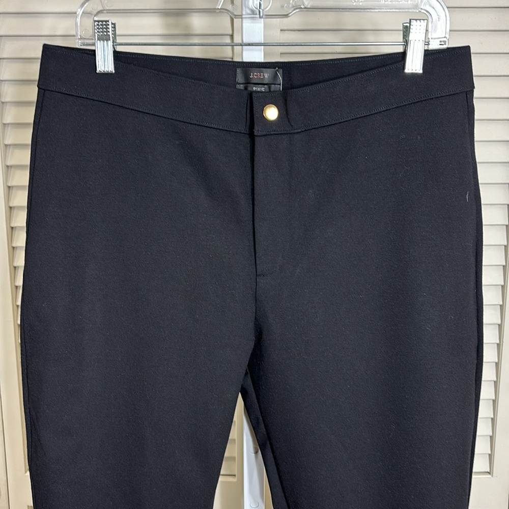 NWT J.CREW Pixie Snap-Front Jodhpur Pants in Black Size 12 Regular - Picture 5 of 12